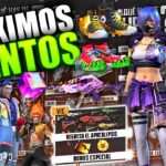 Qué eventos especiales de diamantes están próximos en Free Fire